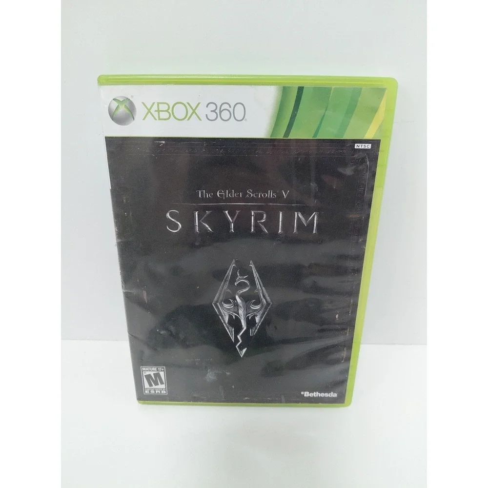 The Elder Scrolls V:‎ Skyrim Microsoft Xbox 360 Game CIB Complete Manual + Map